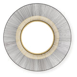 Dallmen accent mirror head-on view showing sunburst design