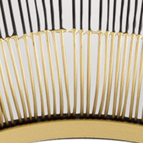 Swatch image showing black and gold finish colors