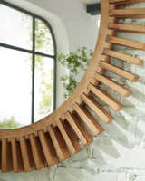 Tedwell Brown Accent Mirror