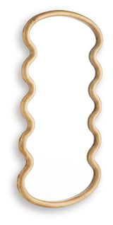 Serendis Accent Mirror angled side view