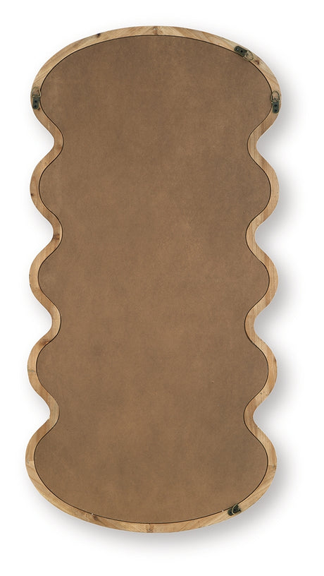 Serendis Accent Mirror back side with hanging hardware