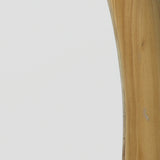 Serendis Accent Mirror brown wood finish swatch