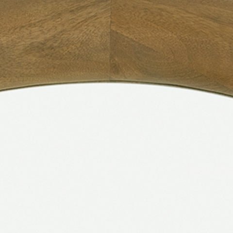 Yadiel Accent Mirror color swatch showing brown finish