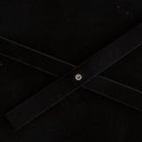 Arkthorne wall clock black finish sample swatch