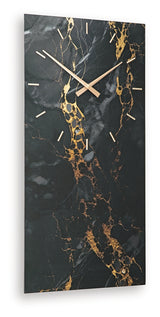 Teague wall clock angled side view