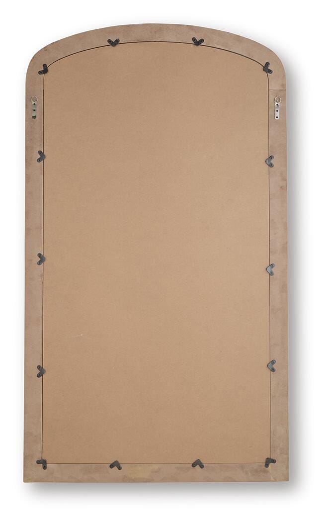 Fintan Floor Mirror back view showing hanging bracket