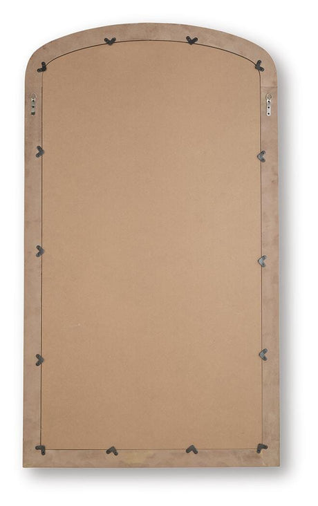 Fintan Floor Mirror back view showing hanging bracket