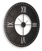 Lytle wall clock angled side view