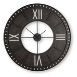 Lytle wall clock head on view showing Roman numerals