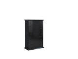 side view of Natalie Black 4-Piece Queen Bedroom Set bed