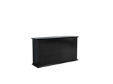 main view of Natalie Black 4-Piece Queen Bedroom Set bed
