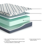 10 Inch Chime Elite 2.0 Mattress top view
