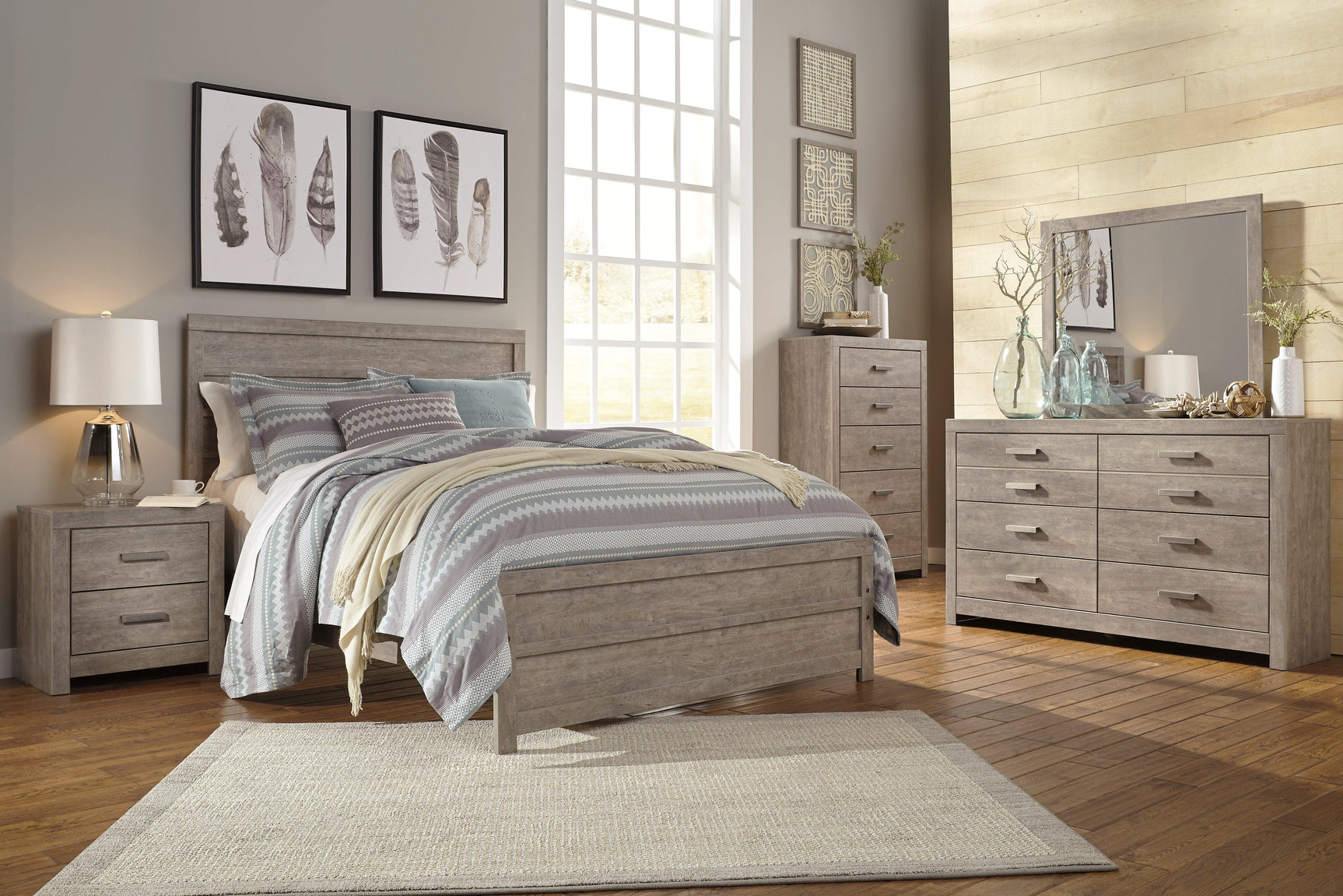 Culverbach Nightstand alongside matching furniture pieces
