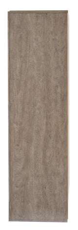 Culverbach Gray Chest Of Drawers close-up of pewter-tone hardware