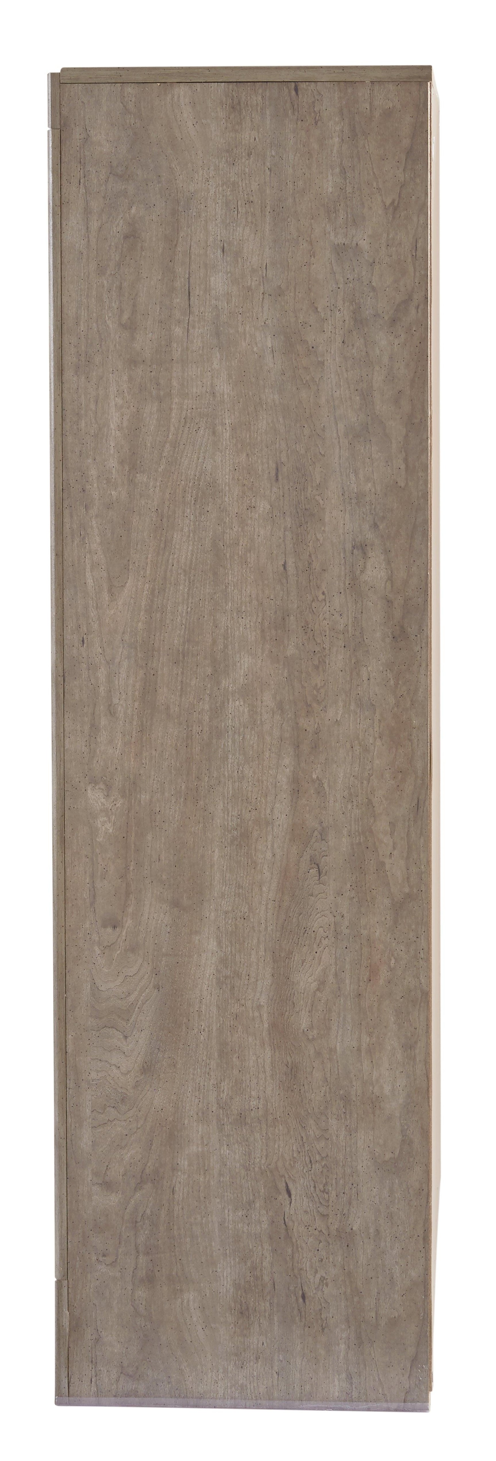 Culverbach Gray Chest Of Drawers close-up of pewter-tone hardware