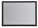 Danziar bedroom mirror side view showing thin profile