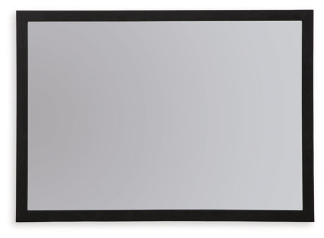 Danziar bedroom mirror side view showing thin profile