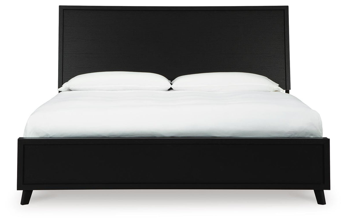 Danziar Black Panel Bedroom Set view 4