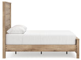 Brozmont Tan Full Panel Platform Bed view 8