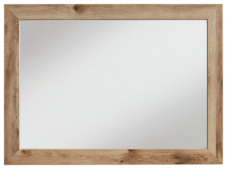 Hyanna Tan Bedroom Mirror front on view