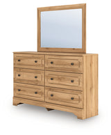 Aleaport dresser, side angle with drawers open