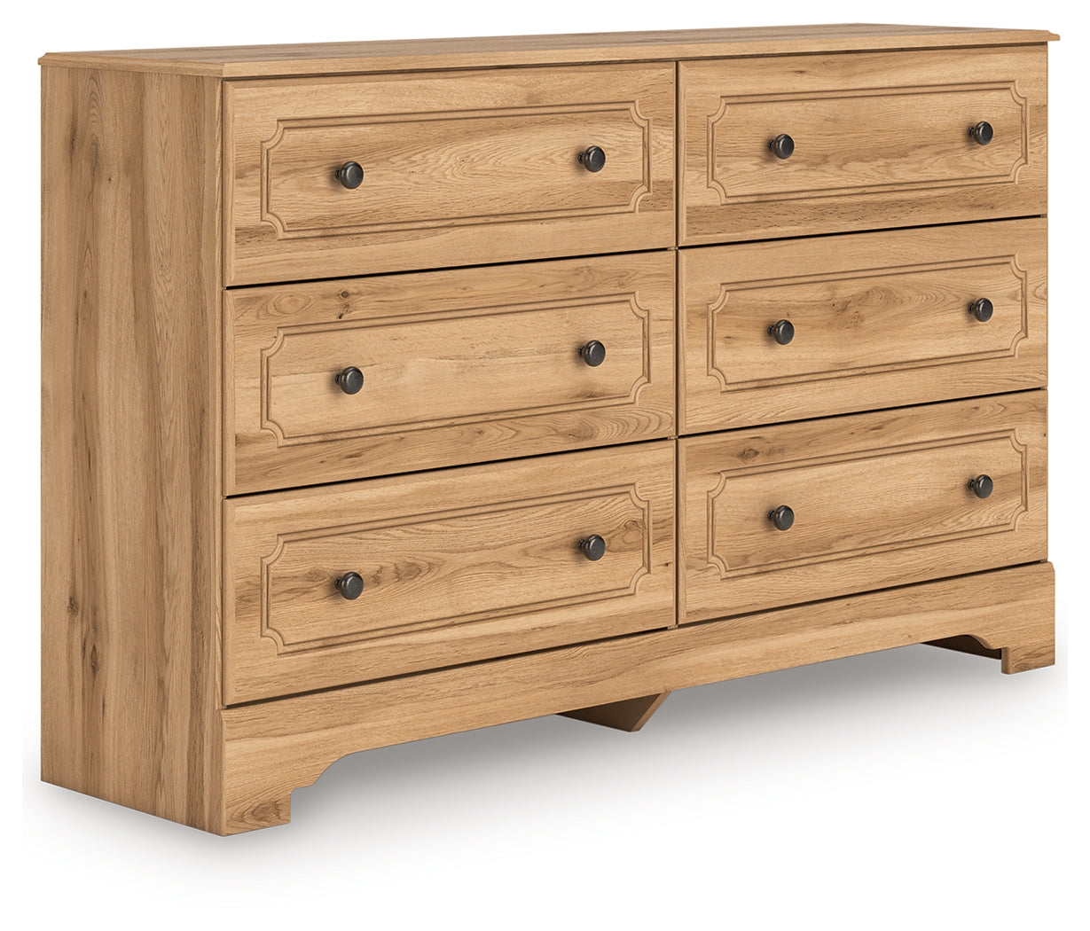 Aleaport Dresser angled view showcasing drawer knobs