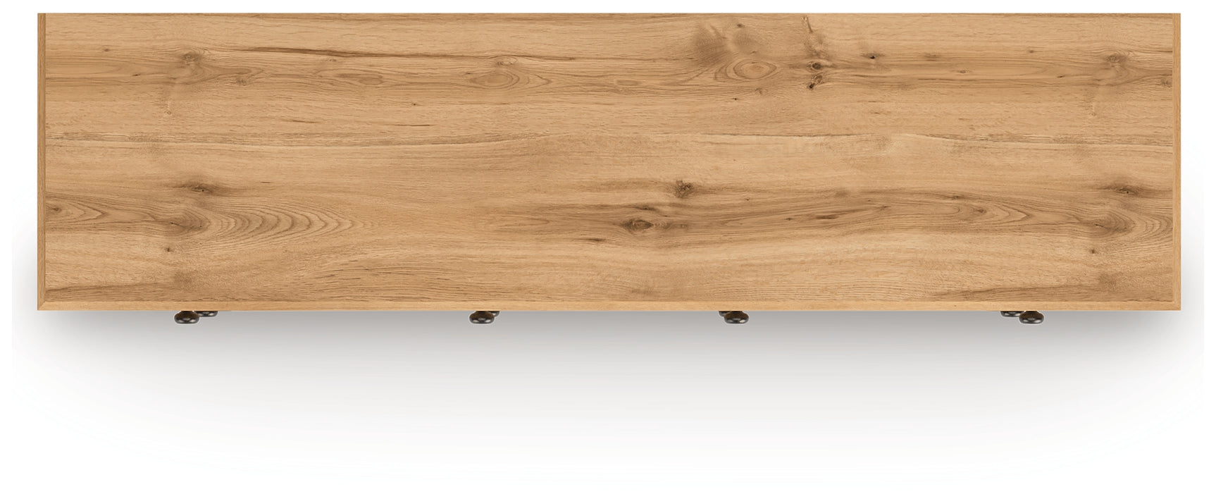 Aleaport Dresser top view showing wood grain finish