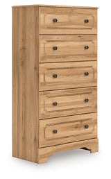 Side angle view of Aleaport Chest showing structure