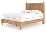 Aleaport Queen Panel Bed angled side view