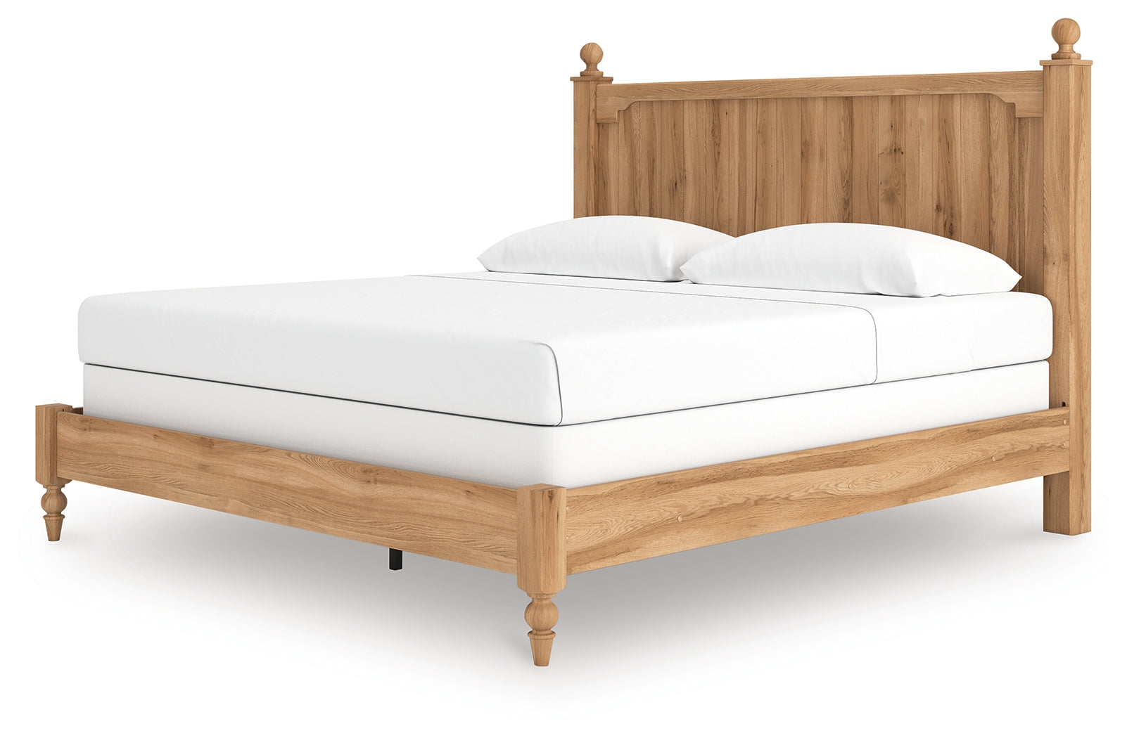 Aleaport King Panel Bed angled left side