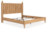Aleaport King Panel Bed angled right side