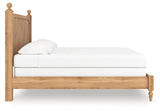 Aleaport King Panel Bed detail on leg