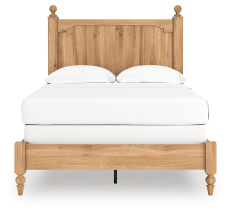 Aleaport Full Panel Bed head-on view