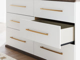 Kendanport dresser champagne handle detail