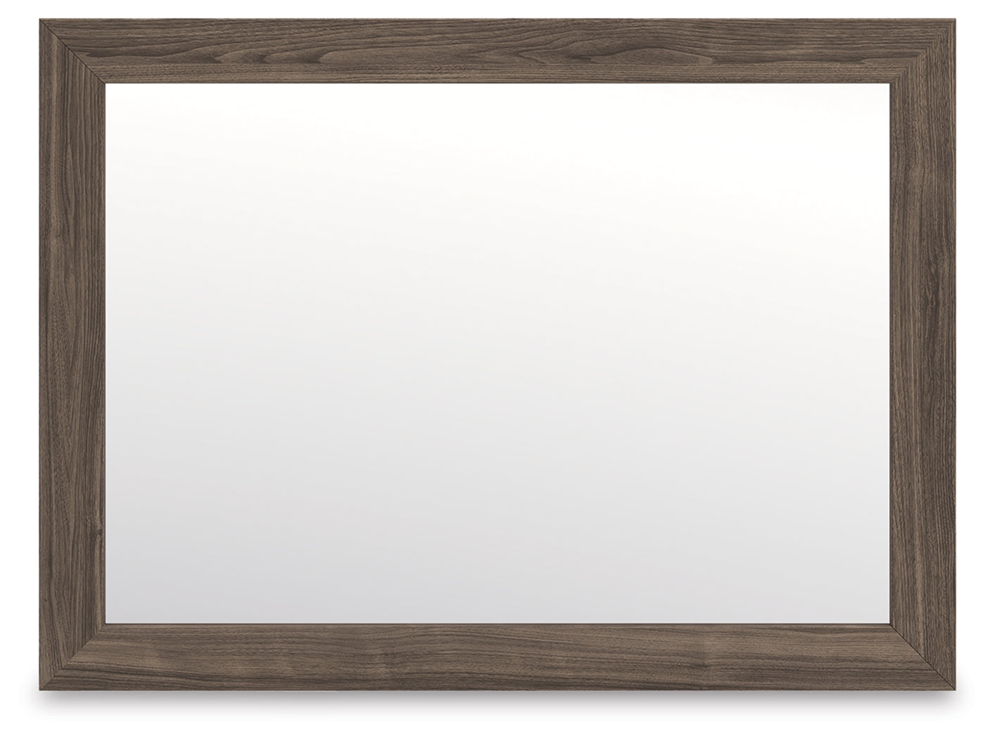Kendanport Brown bedroom mirror head-on view