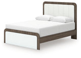 Angled top view of Kendanport Queen Upholstered Bed