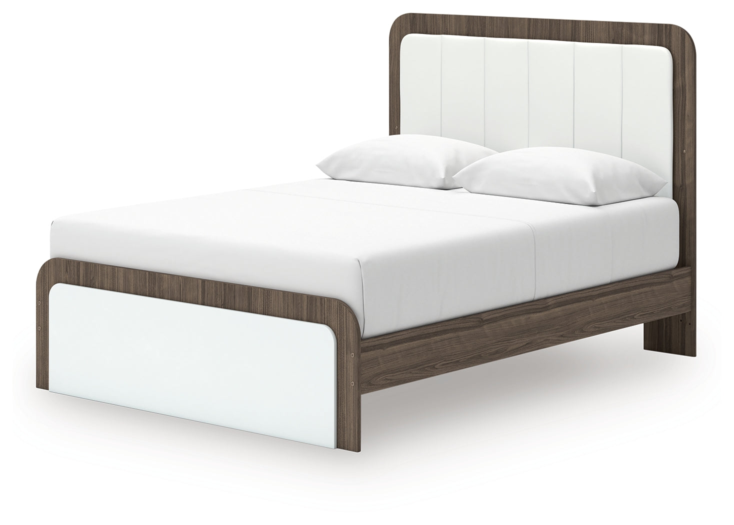 Angled top view of Kendanport Queen Upholstered Bed