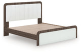 Side View of Kendanport King Upholstered Bed