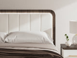 Close-up Detail of LED Ambient Lighting on Headboard