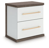 Kendanport Nightstand angled side view