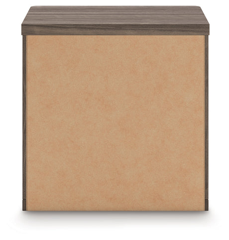 Back view of Kendanport Nightstand