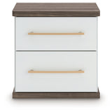 Head-on view of Kendanport Nightstand