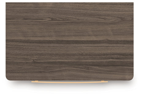 Top view of Kendanport Nightstand showing thick top surface