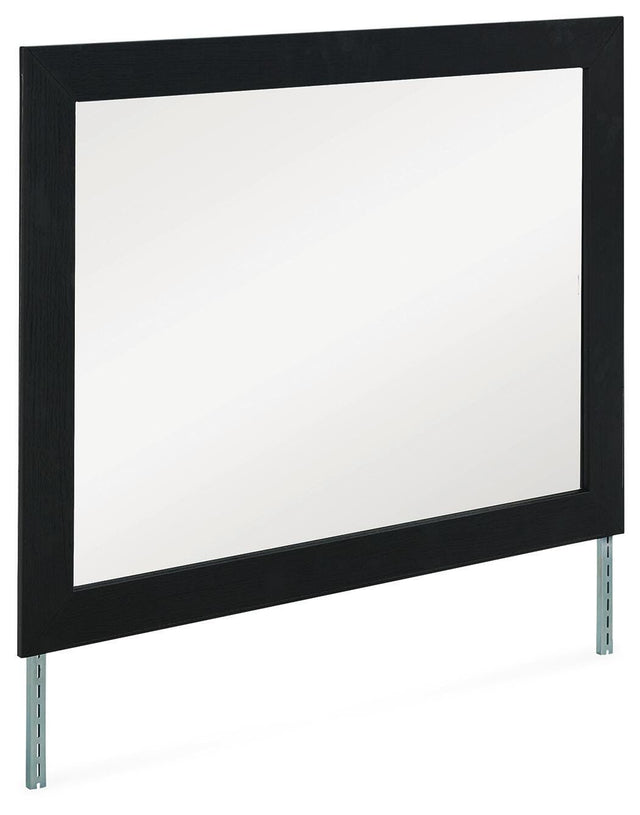 Maeling Black Bedroom Mirror from Decor Furniture