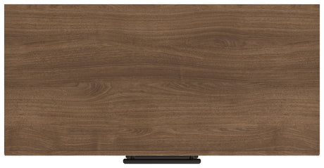 Broachmyn Auburn Chest of Drawers top view showing wood grain finish