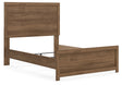 Broachmyn Auburn Full Panel Bed angled front view
