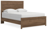 Broachmyn Auburn Queen Panel Bed side angle