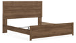Broachmyn Auburn King Panel Bed angled view from left