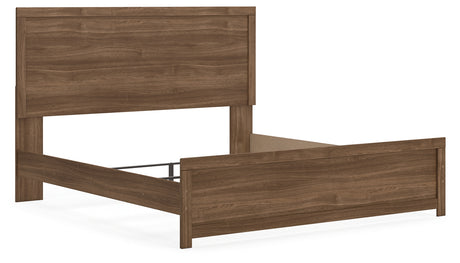 Broachmyn Auburn King Panel Bed angled view from left