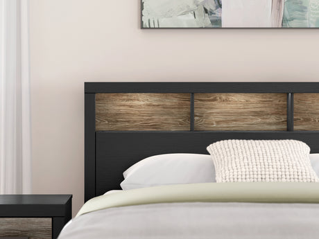 Lit detail of headboard on Broachmyn Bed